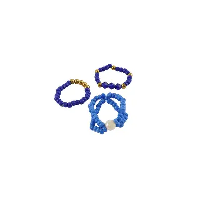 CGB Giftware Ringe In a Bottle Paradise Beach Set of 3