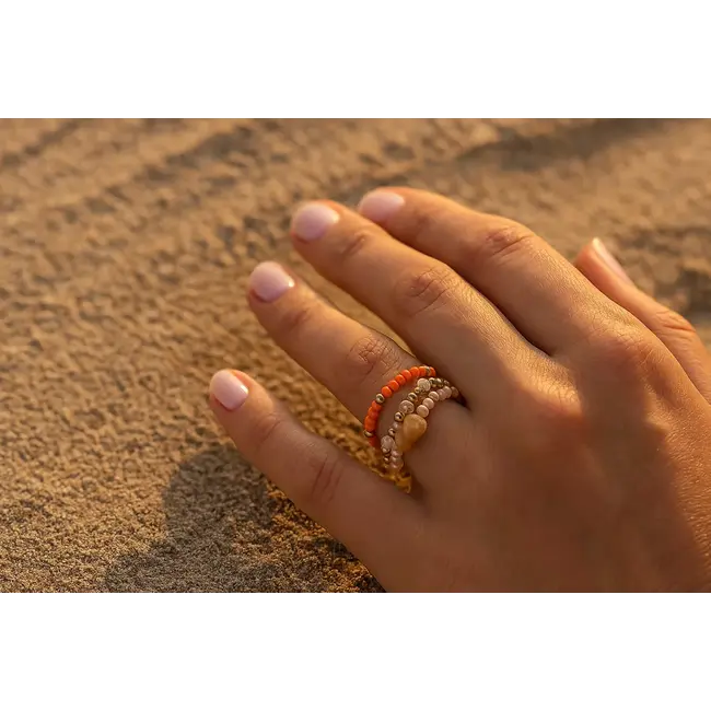 Rings In a Bottle Paradise Beach Set of 3