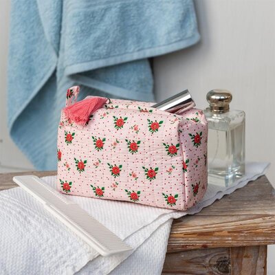 Rex London Makeup Bag Quilted French Rose