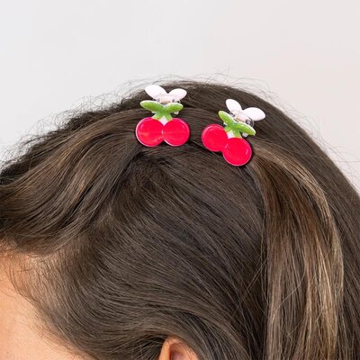 Rex London Hair Claw Clips Cherry Set of 2