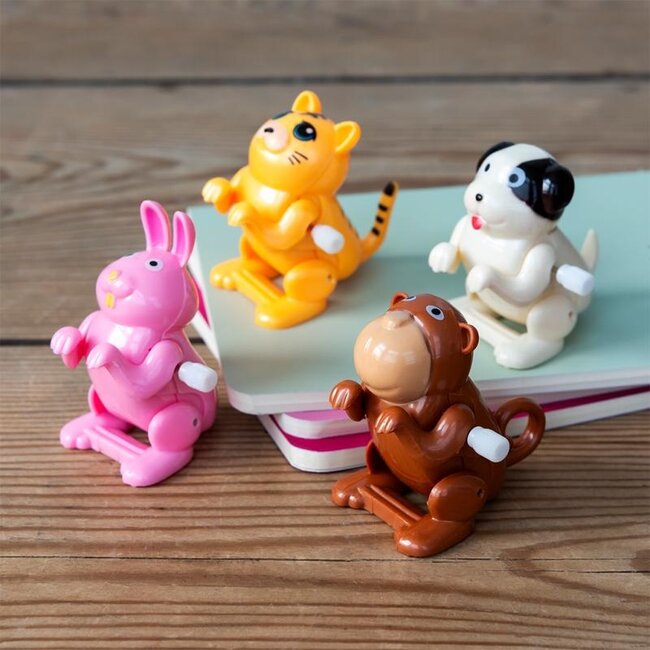 Wind-Up Jumping Toy Monkey