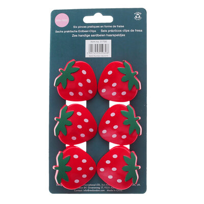 Rex London Beutel-Clips Strawberry Set of 6