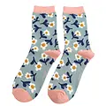 Miss Sparrow Socks Bamboo Lazy Daisy duck egg