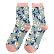 Miss Sparrow Socks Bamboo Lazy Daisy duck egg