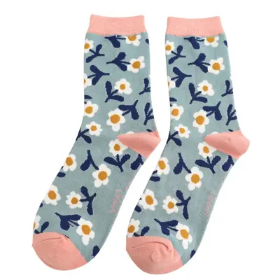 Miss Sparrow Socks Bamboo Lazy Daisy duck egg