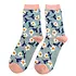 Miss Sparrow Socks Bamboo Lazy Daisy duck egg