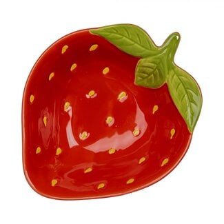 Clayre & Eef Bowl Strawberry medium