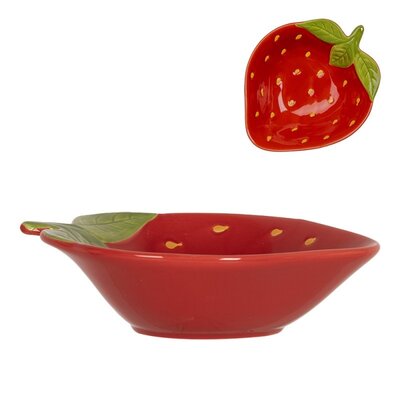 Clayre & Eef Bowl Strawberry medium