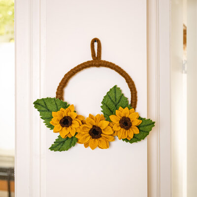 Sjaal met Verhaal Wreath Zonnebloem XL