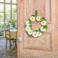 Sjaal met Verhaal Wreath Margrietjes XL