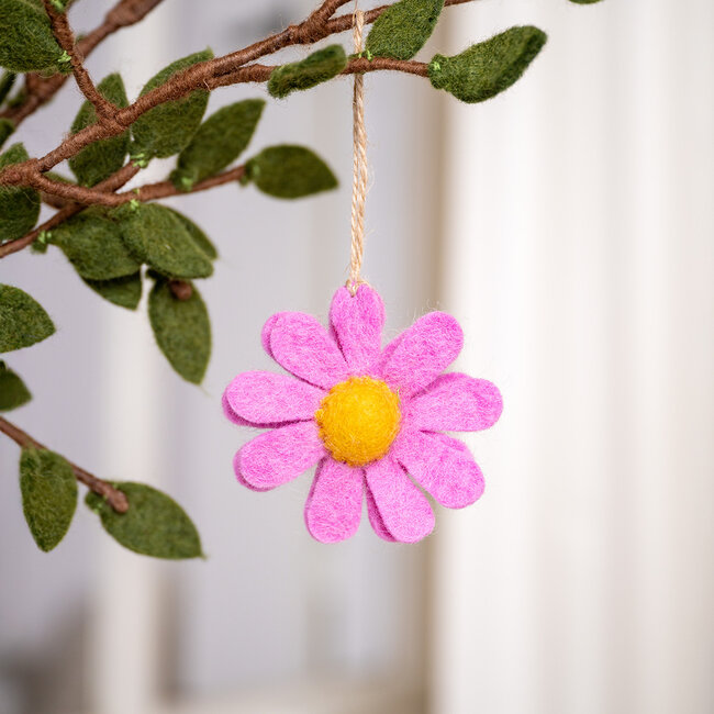 Filzhänger Margrietje violettinten assorti