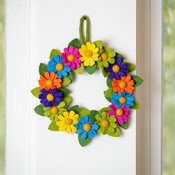 Sjaal met Verhaal Kranz Margrietjes XL multicolor