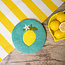Sjaal met Verhaal Felt Coaster 20 cm Citroen