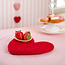 Filz-Untersetzer Hart Love rood