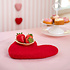 Sjaal met Verhaal Felt Coaster Hart Love rood