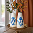 Filz-Vase Delfts Blauw met Tulp medium