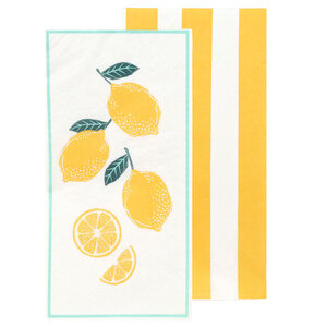Talking Tables Papierservietten Long Lemon 16-Pack