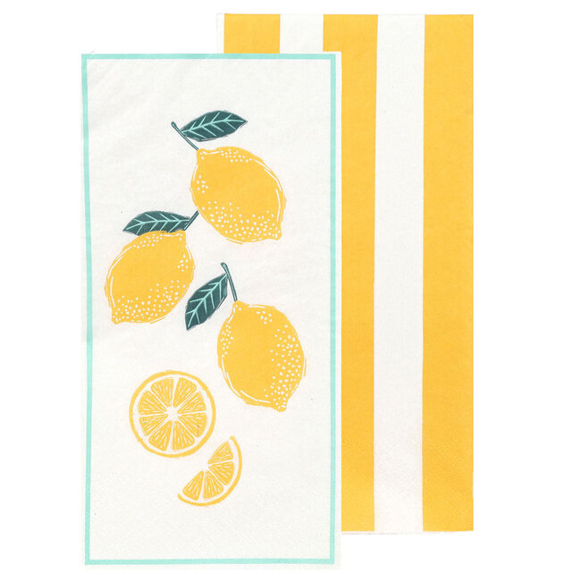 Papierservietten Long Lemon 16-Pack
