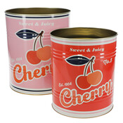 Rex London Storage Tins Cherry XL Set of 2