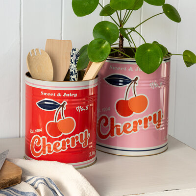Rex London Storage Tins Cherry XL Set of 2