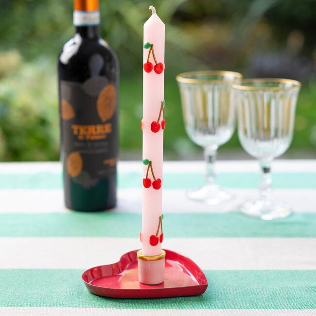 Dinner Candles 3D Cherry