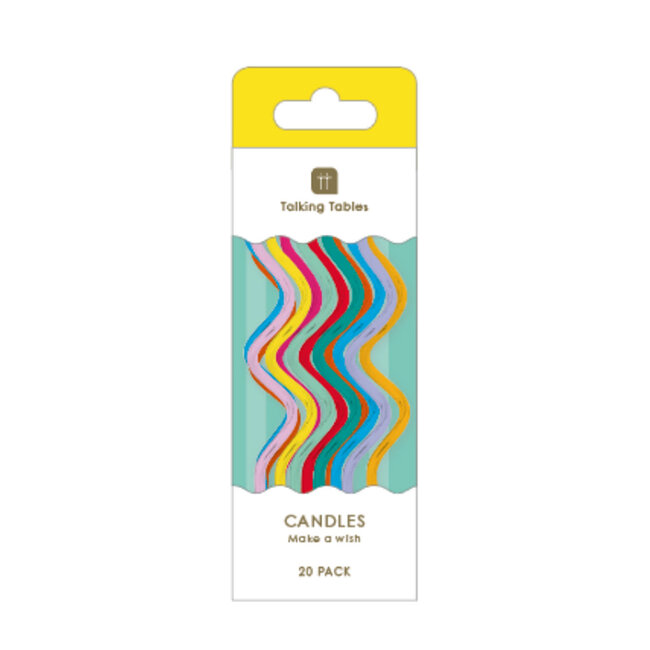 Birthday Candles Rainbow Twisted large