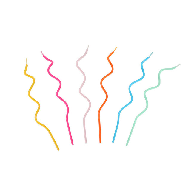 Birthday Candles Rainbow Twisted large