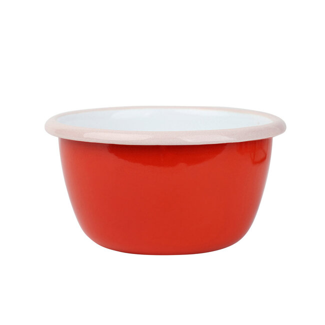 Enamel Bowl Cherry red 10cm
