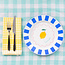 Enamel Plate Lemon 25 cm
