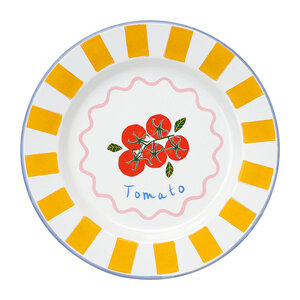 Talking Tables Emaille Teller Tomato 25 cm