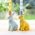 Talking Tables Candleholder Ceramic Bunnies