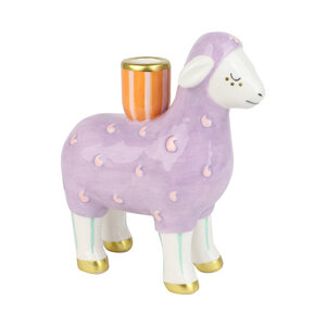 Talking Tables Candleholder Ceramic Lamb