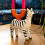 Candleholder Ceramic Zebra