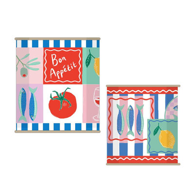 Talking Tables Storage Tins Food Icons Set of 2