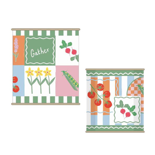 Storage Tins Spring Icons Set of 2