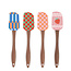 Silicone-Wood Kitchen Utensils assorti