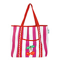 Talking Tables Recycled Tote Bag Woven Cherry