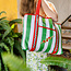Recycled Tote Bag Woven Olive