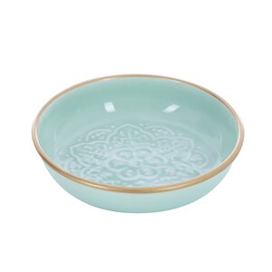 Overbeck and Friends Bowl Enamel Nelly aqua
