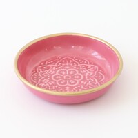 Overbeck and Friends Bowl Enamel Nelly carmine rose
