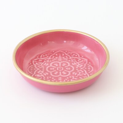 Overbeck and Friends Bowl Enamel Nelly carmine rose