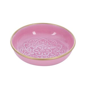 Overbeck and Friends Bowl Enamel Nelly rose