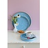 Overbeck and Friends Tablett Emaille Liv medium light blue