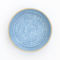 Overbeck and Friends Tray Enamel Liv small light blue