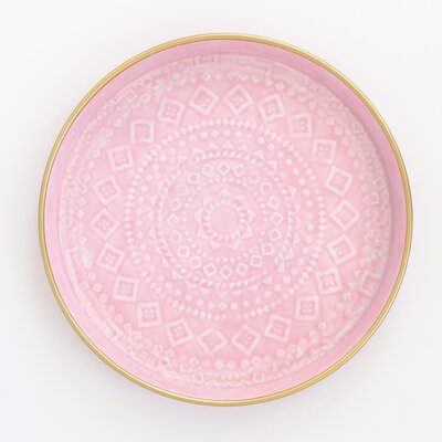 Overbeck and Friends Tray Enamel Liv large mauve