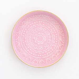 Overbeck and Friends Tray Enamel Liv medium mauve