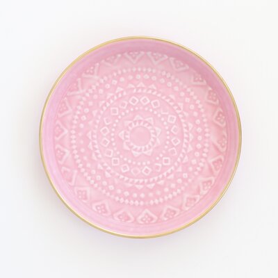 Overbeck and Friends Tray Enamel Liv medium mauve