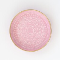 Overbeck and Friends Tablett Emaille Liv small mauve