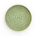 Overbeck and Friends Tray Enamel Liv medium sage green