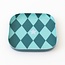 Overbeck and Friends Trinket Dish Enamel Raute bluegreen